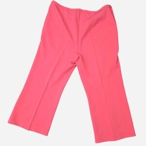 Women's true vintage‎ coral pants with flare by me Alex size 2xl (2xl2)
